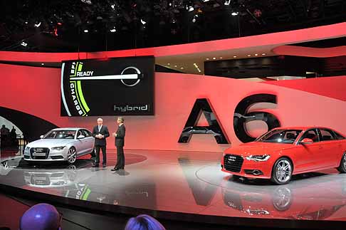 Audi - Presentazione al'auto show di Detroit dell'Audi A6 e A6 Hybrid 